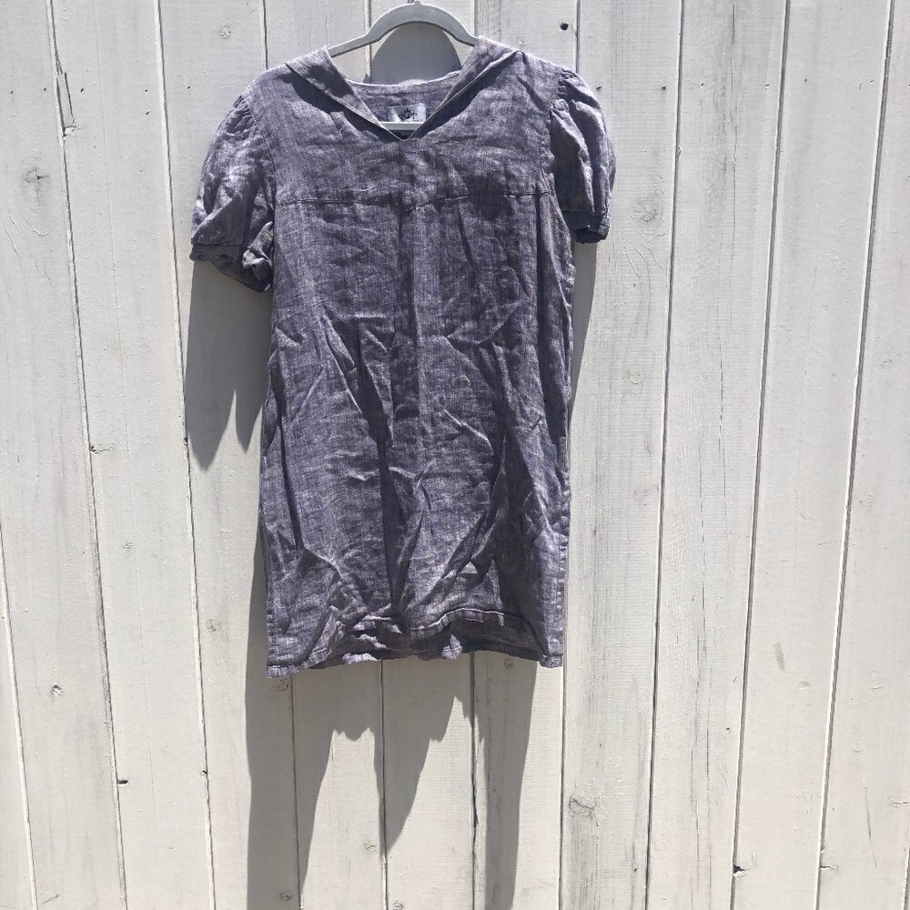 In God We Trust Sailor Collar Mini Dress